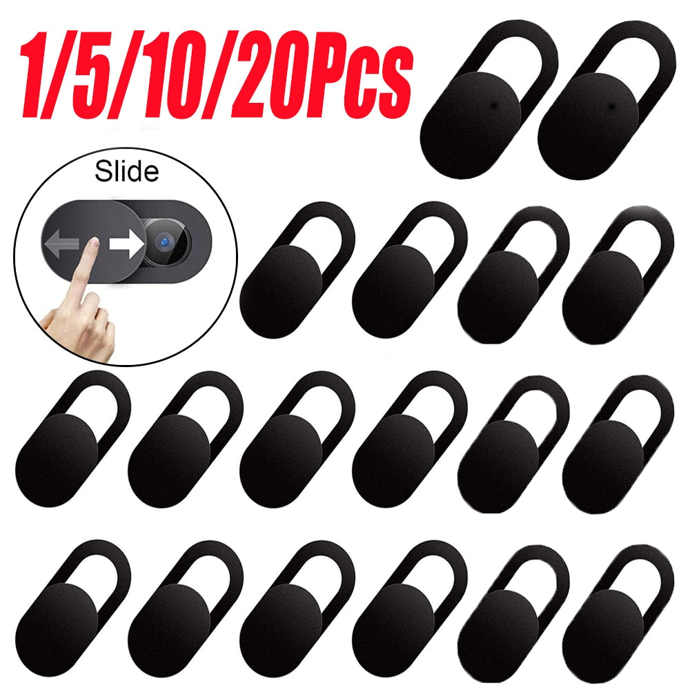 1/5/10/20 Pcs Webcam Cover Laptop Camera Cover Slider Phone Antispy