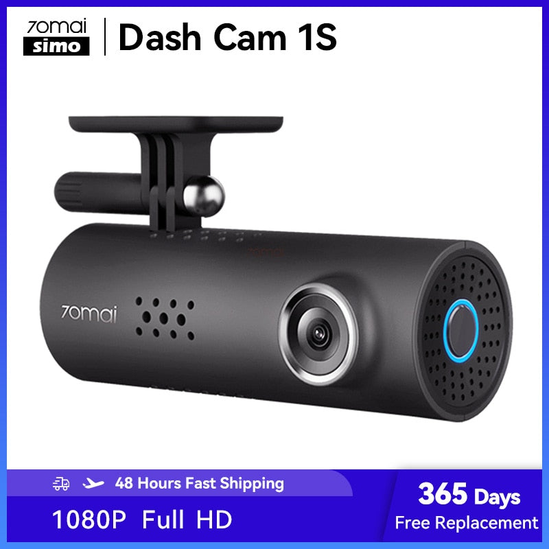 70mai Car Dvr 1s App & English Voice Control 70mai 1s 1080p Hd Night