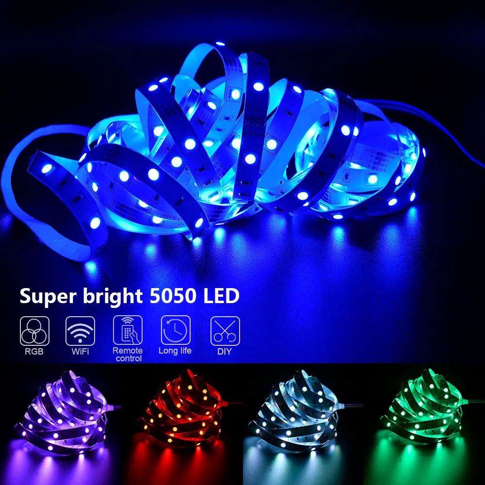 LED Strip Lights RGB 5050 ,5V 1M-30M,16 million colors, RGB , Led