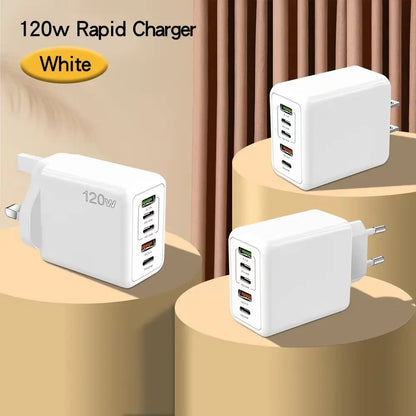 5 Ports USB C PD Charger Fast Charging PD Quick Charge 3.0 USB C Phone