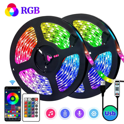 LED Strip Lights RGB 5050 ,5V 1M-30M,16 million colors, RGB , Led