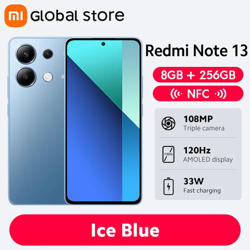 Xiaomi Redmi Note 13 Smartphone Global Version 6.67" FHD+ AMOLED Unlocked