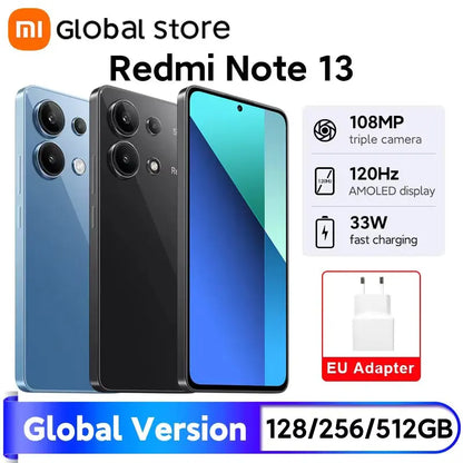 Xiaomi Redmi Note 13 Smartphone Global Version 6.67" FHD+ AMOLED Unlocked