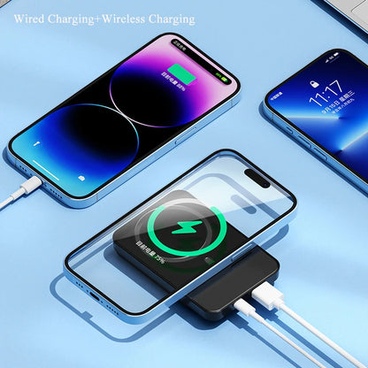 30000mAh Magnetic Wireless Charger Power Bank Super Fast Charging