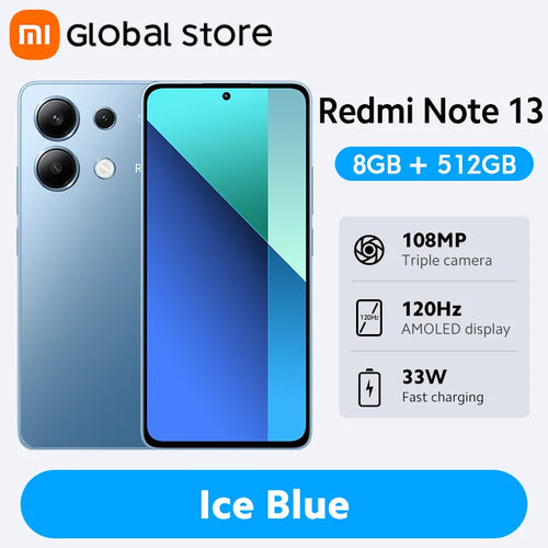 Xiaomi Redmi Note 13 Smartphone Global Version 6.67" FHD+ AMOLED Unlocked