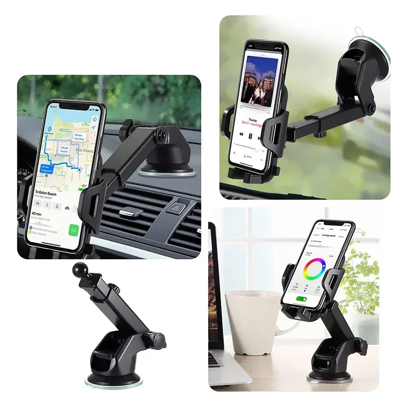 NEW Universal Sucker Car Phone Holder 360° Windshield Car Dashboard