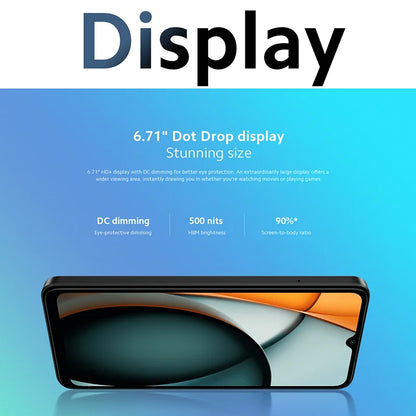 Xiaomi Redmi A3 Smartphone 6.71" Dot Drop display 64GB Unlocked