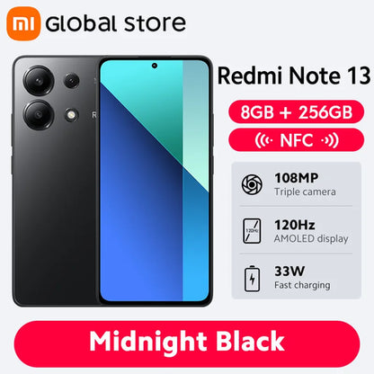 Xiaomi Redmi Note 13 Smartphone Global Version 6.67" FHD+ AMOLED Unlocked