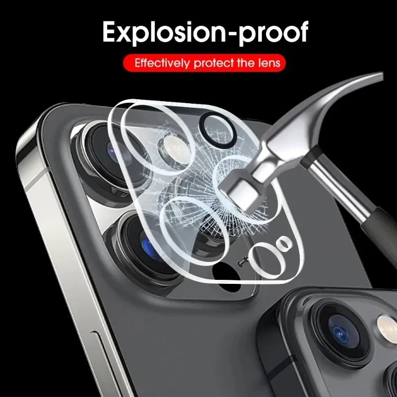 3pcs Camera Lens Protector For iPhone 15 14 13 12 11 Pro Max Lens