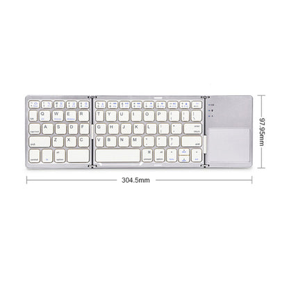 Wireless Folding Keyboard Bluetooth Keyboard With Touchpad For